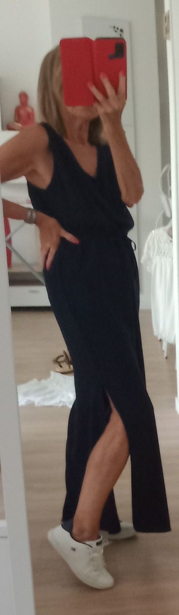 Robe longue marine Véro Moda