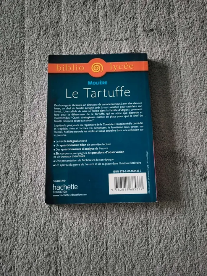 Livre -  Le  tartuffe  -  de Molière - photo numéro 3