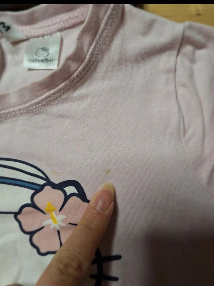 T-shirt manches courtes pour fille taille 24 mois Marque H&M bon état - photo numéro 5