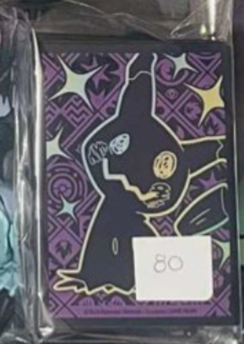 Lot de 80 Sleeves Officielles Pokémon Mimiqui 2024🔥