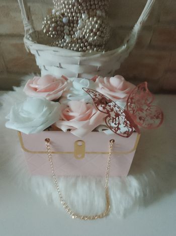 Sublime sac roses en mousse
