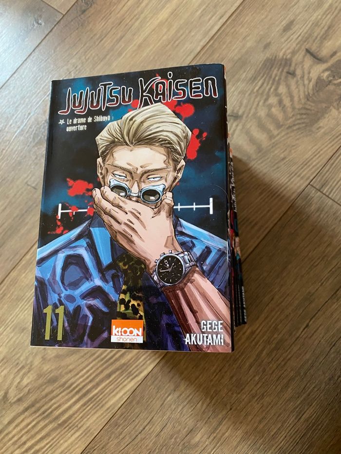 Lot 9 mangas jujutsu kaisen tomes 1 à 8 + 11 - photo numéro 4