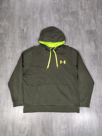 Sweat à Capuche Under Armour Kaki Taille L Homme