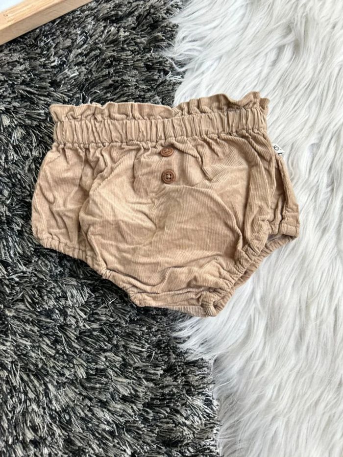 Bloomer velours marron - cadet Rousselle - 3 mois - photo numéro 2