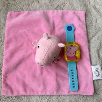 Montre enfant + peluche peppa piG