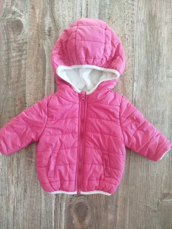 Blouson rose bébé fille 12 mois