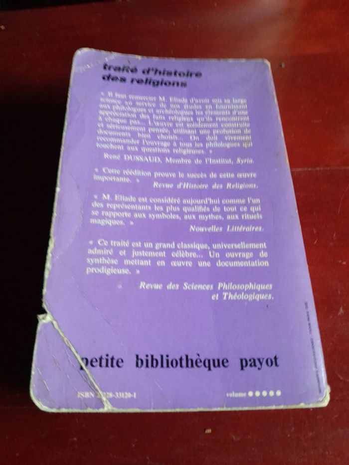 Livre traité d'histoire des religions - photo numéro 3