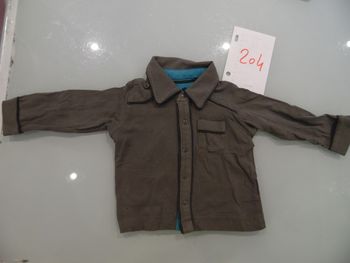 chemise 6 mois manche longue JBC