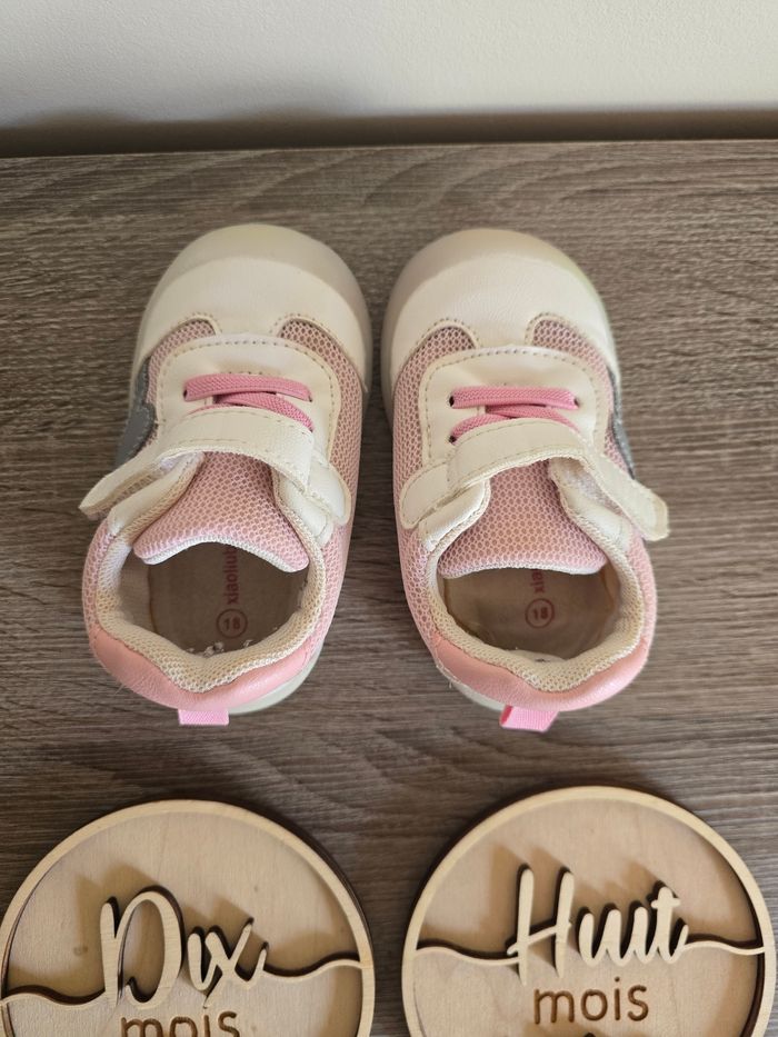 Chaussure Bébé Fille - Basket souple - photo numéro 6