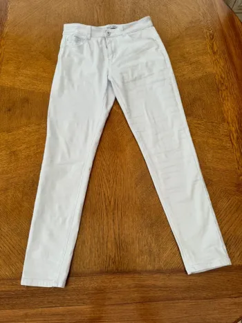 Jeans slim blanc taille 40 Elya’s jeans