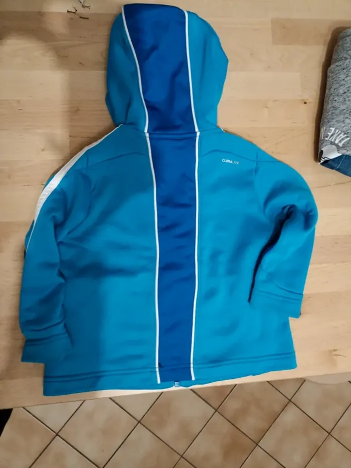 Sweat zippé à capuche addidas - photo numéro 4