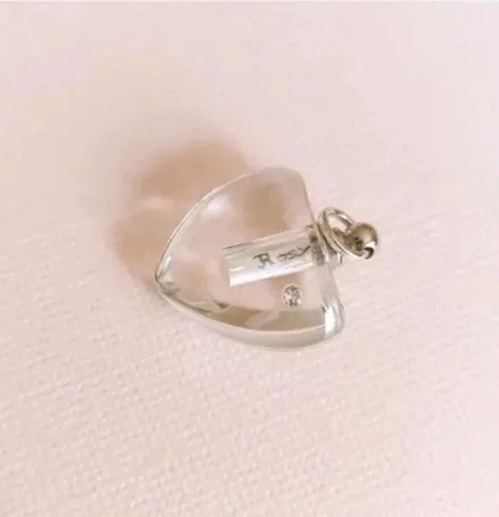 Pendentif coeur personnalisé grain de riz