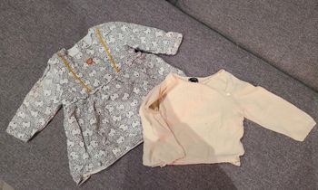 Tunique et gilet cache cœur taille 12 mois