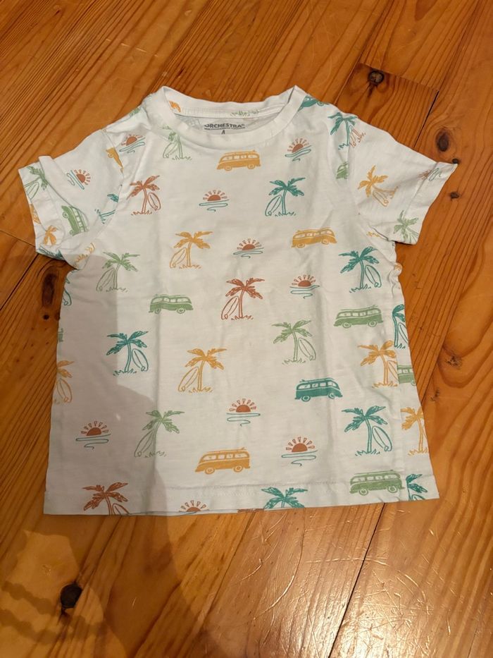 Lot t-shirt garçon 4 ans - photo numéro 3