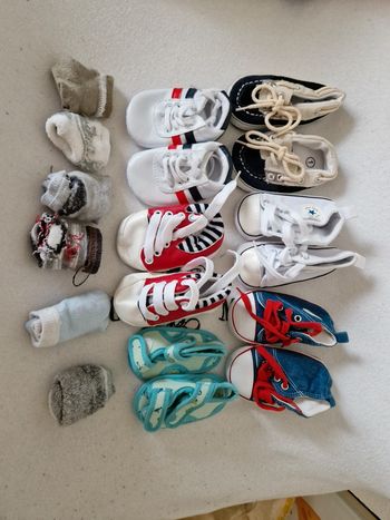 Lot 6 paires chaussures bébé