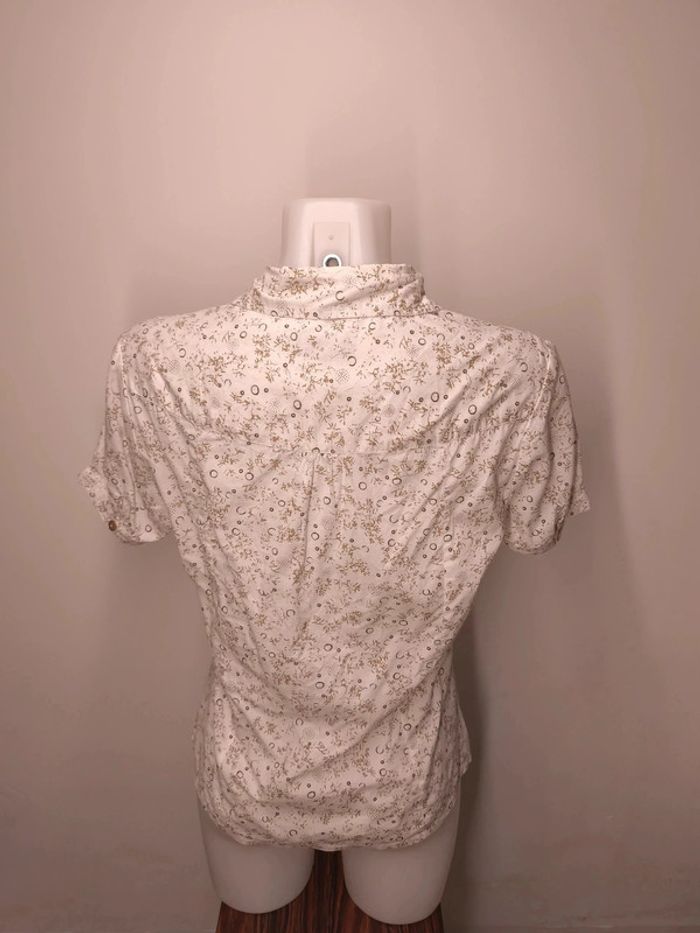 Chemise TBS Femme Taille 40 Blanc motifs - photo numéro 2