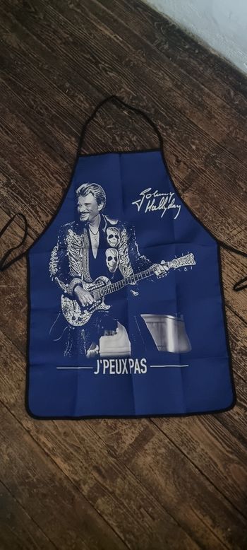 Tablier johnny hallyday neuf