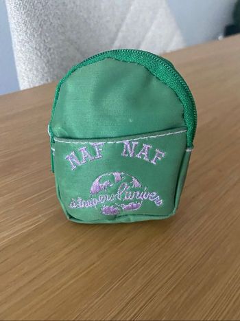 NAF NAF 2 en 1 porte-monnaie porte-clés vintage