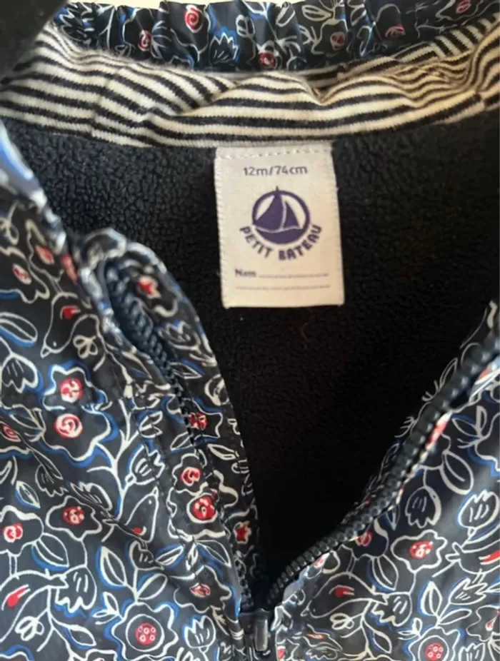 Imperméable Petit Bateau bleu - photo numéro 3