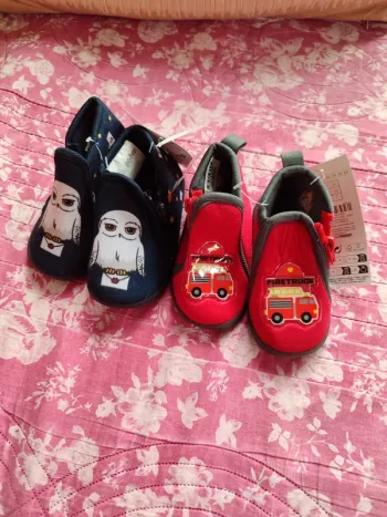 chaussons harry potter et pompier 20/21