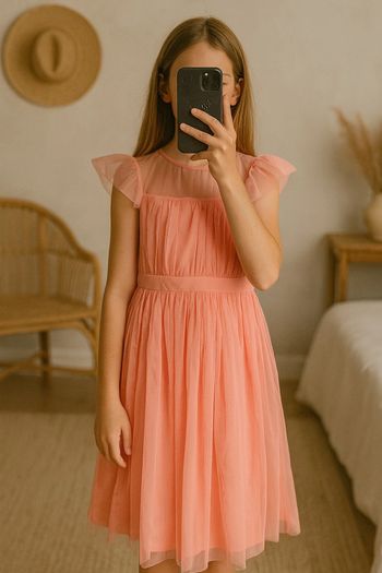 Robe en tulle rose 11/12 ans – Anaya With Love