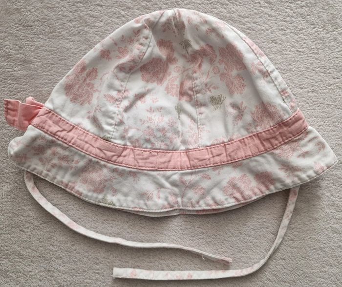 Ensemble 5p (robe, t-shirt, gilet, chapeau) blanc & rose papillons - 12M - Sergent Major (BE) - photo numéro 18