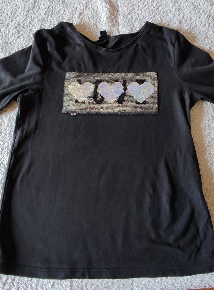 Lot t-shirts manches longues 10 ans - photo numéro 4