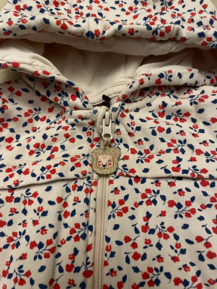 Gilet zippé à capuche Sergent Major 18 mois - photo numéro 2