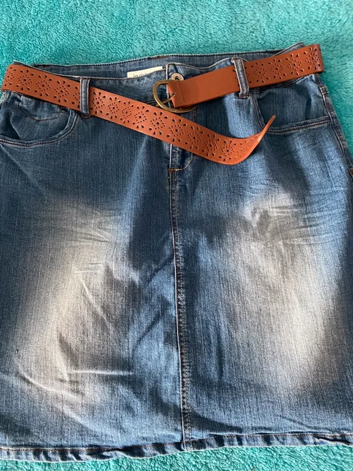 Jupe jeans taille46 - photo numéro 2