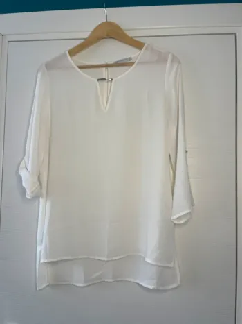🔹 Blouse Blanche Chic – Gémo 🔹