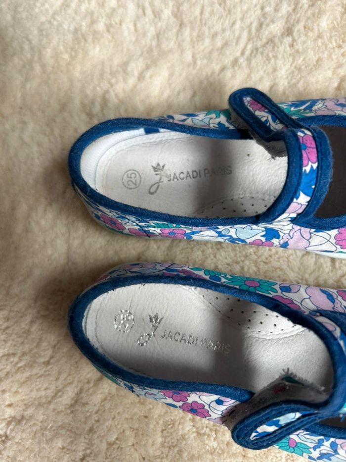 Chaussures toile liberty Jacadi fille 25 Tbe - photo numéro 7