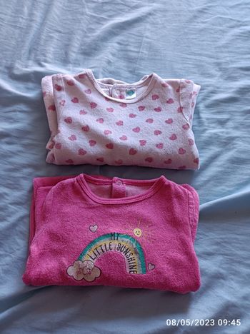 Pyjamas Velours taille 6 mois