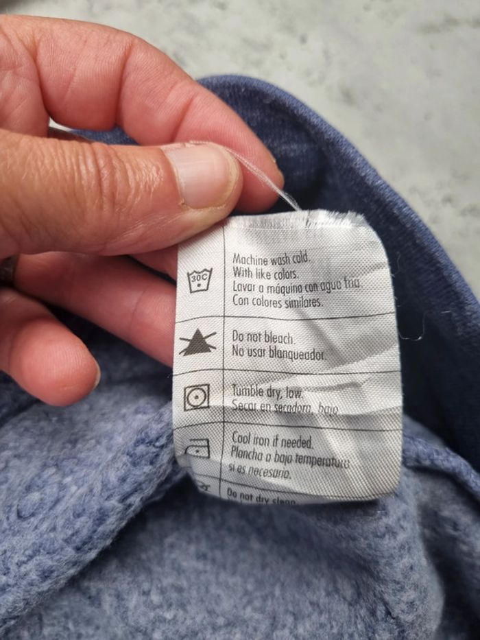 Sweat à capuche Eddie Bauer bleu – Taille M Homme - photo numéro 8