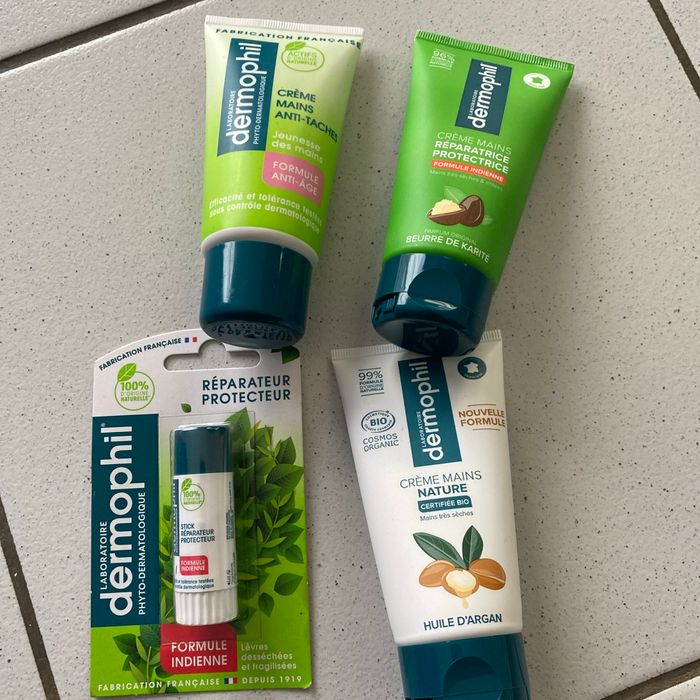 Dermophil lot de 4 produits neufs