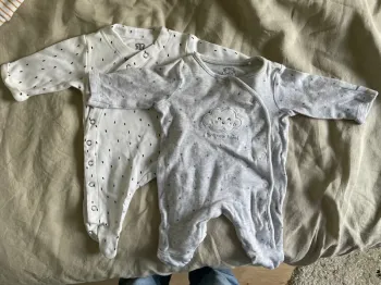 Lot 2 pyjamas coton 1 mois