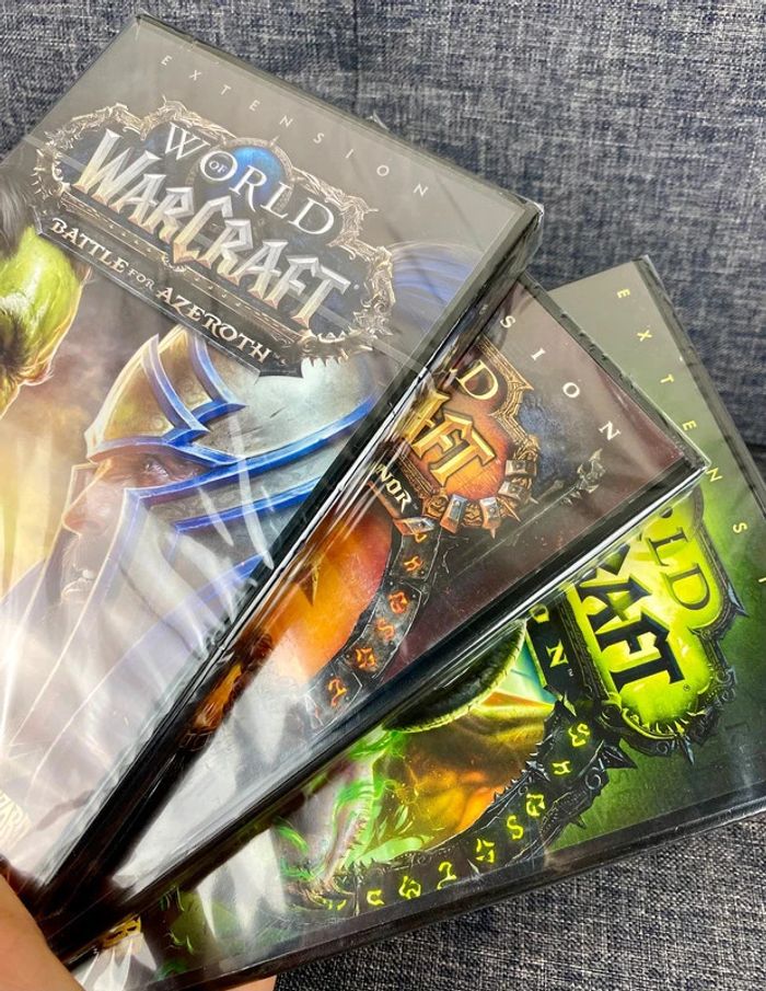 World of Warcraft - Lot x3 DLC PC NЕUF sous blister Sealed Brand NEW - photo numéro 2