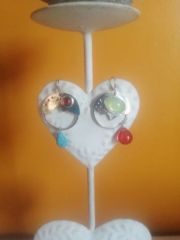 🌸Boucles d'oreilles argentées originales 🌸