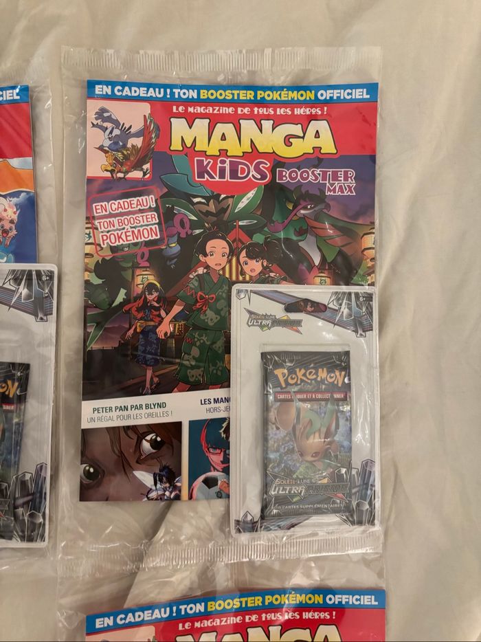 Lot de 4 blister Pokémon ultra prisme soleil et lune - photo numéro 4