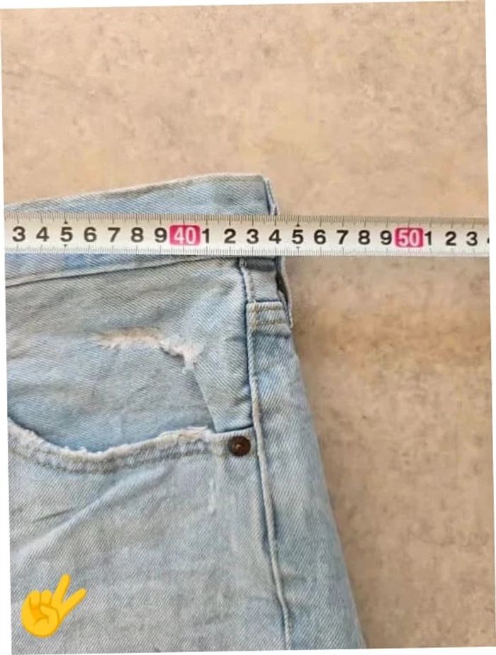 Short Levi's 501 W32 FR42 Bleu Femme Women SHO171b - photo numéro 3