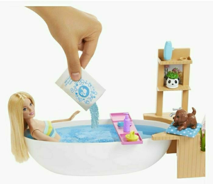 BARBIE DETENTE AU SPA MATTEL NEUF - photo numéro 3