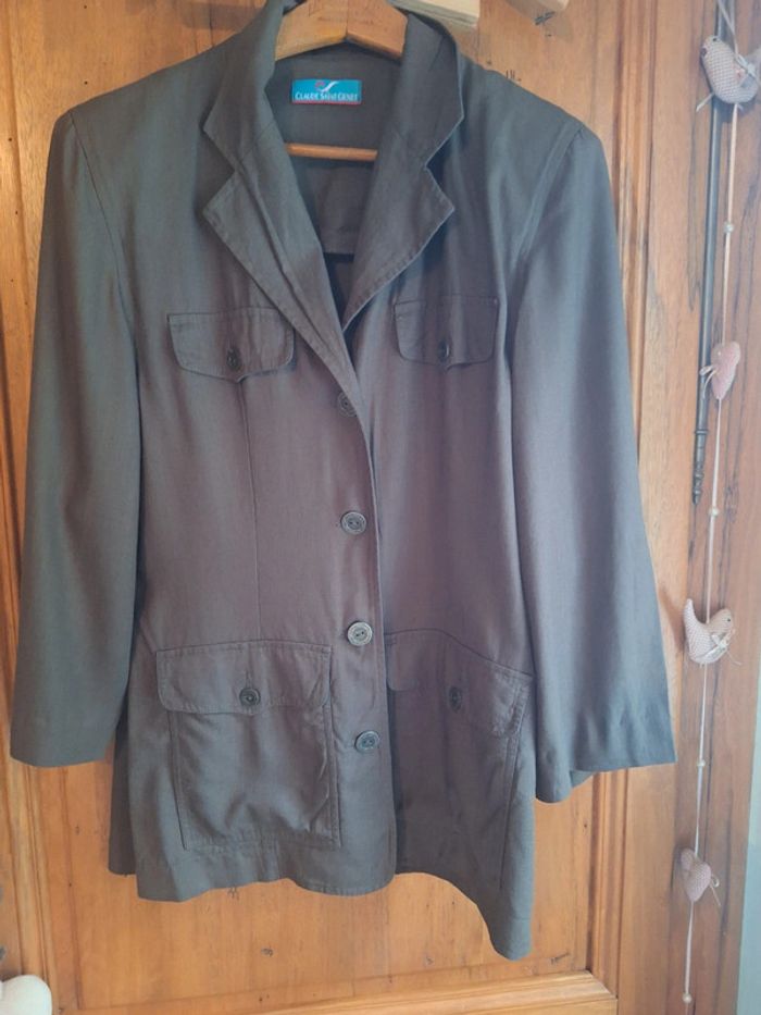 Veste saharienne contenant du lin - photo numéro 12