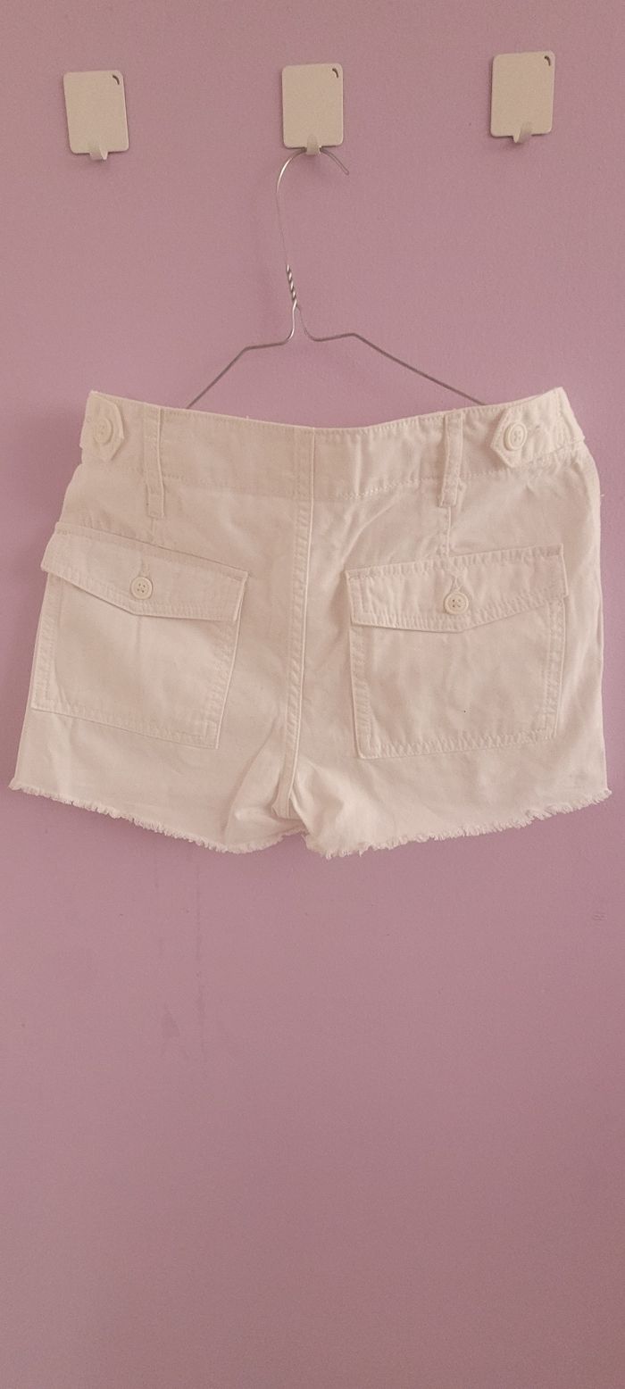 Short blanc taille haute - photo numéro 3