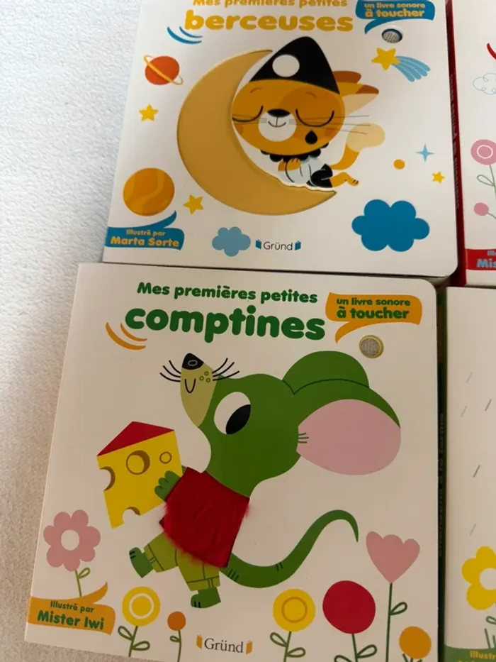 Lot de 5 livres sonore à toucher - photo numéro 2