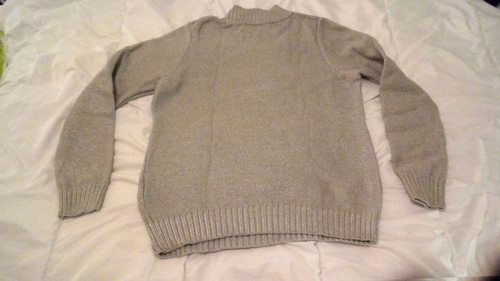 Pull gris a paillette T38 Cache cache - photo numéro 4