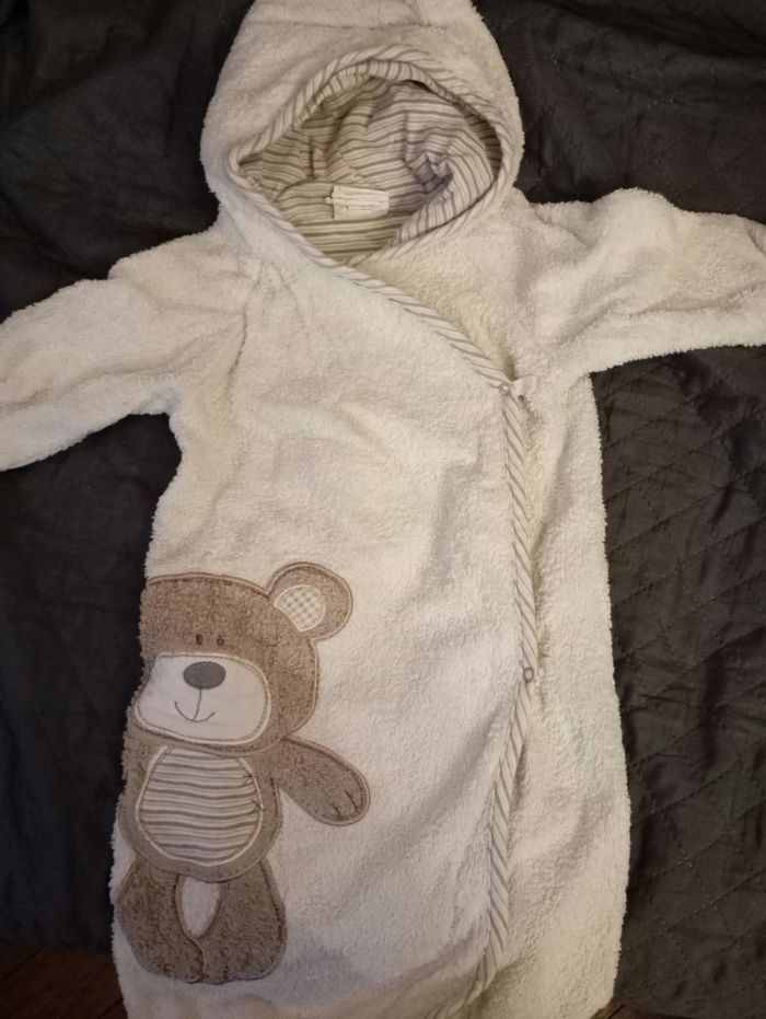 Peignoir éponge 9/12 mois