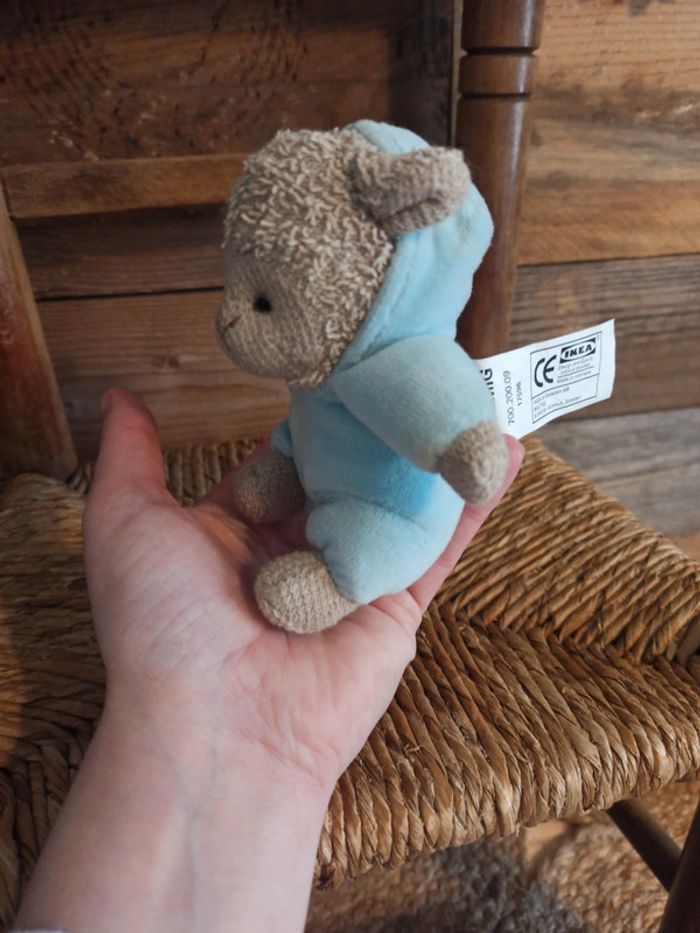 Peluche petit mouton Ikea bleu Kramig tbe - photo numéro 6