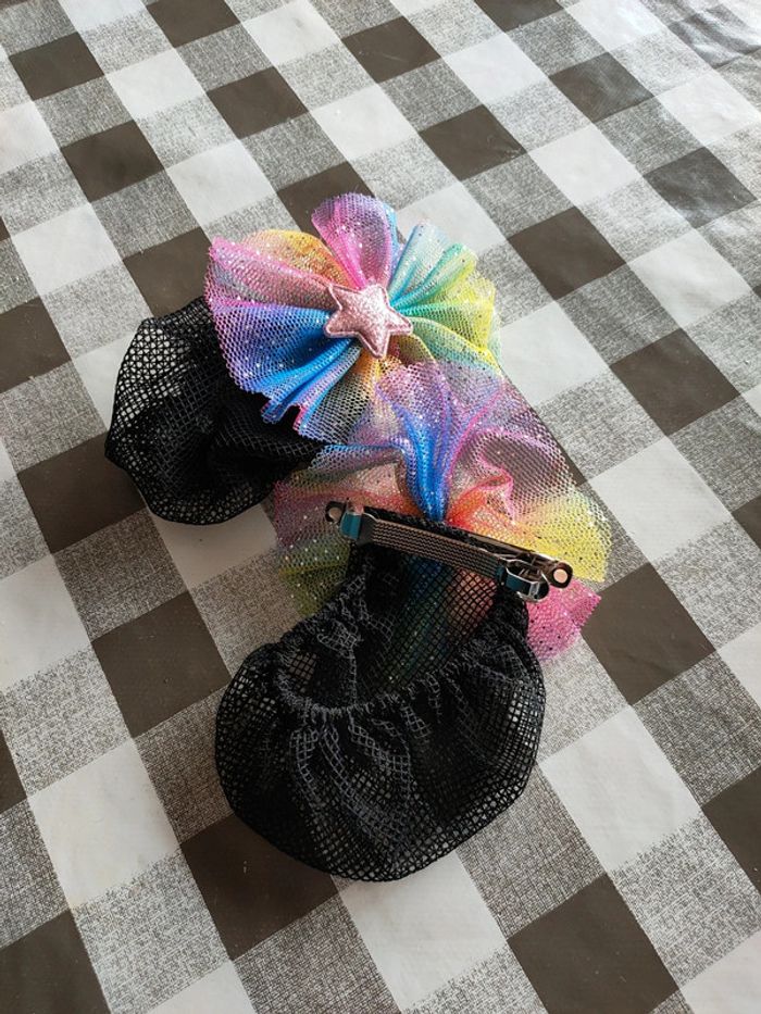 2 Pièces couvre-chignons filet pour fille