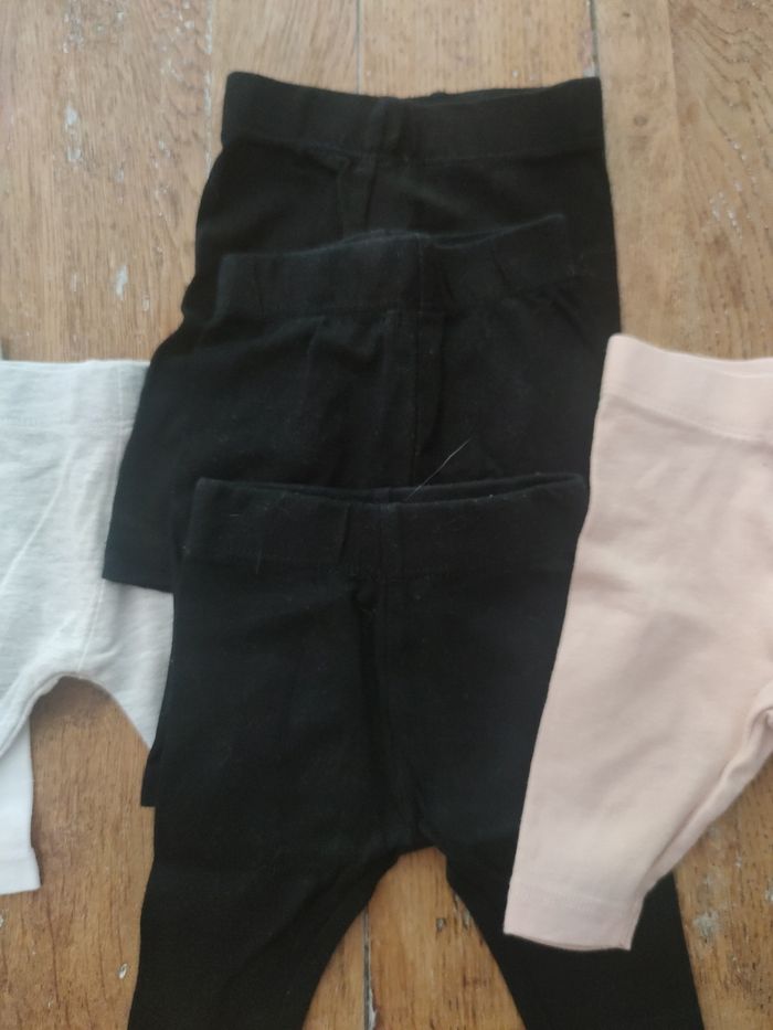 Lot de 6 leggings 1 mois - photo numéro 3
