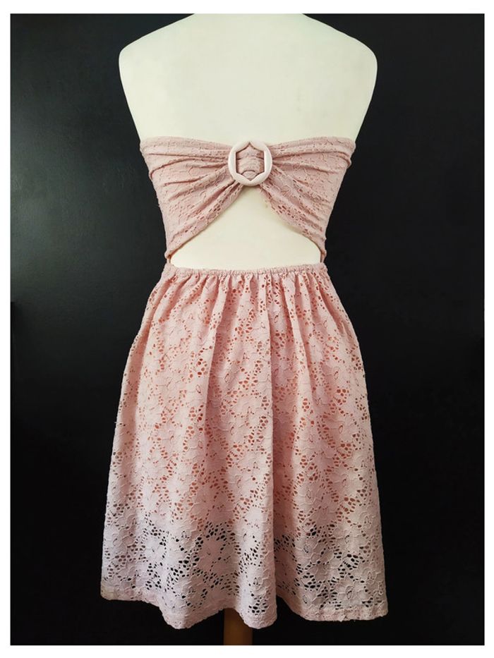 Robe bustier dentelle joli dos 36 - photo numéro 3