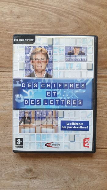 Jeu vidéo vintage PC Des chiffres et des lettres